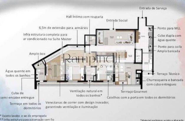 Apartamento à venda com 3 quartos, 130m² - Foto 11